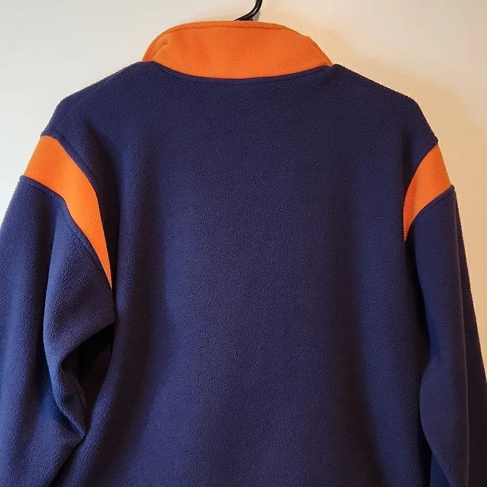 Official NFL Team Apparel Denver Broncos 1/4 Zip Fleece Youth Size 14/16 EUC